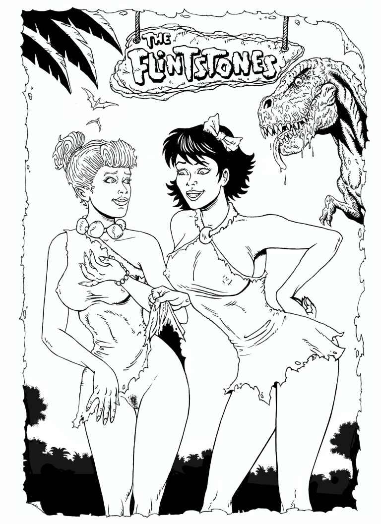 Wilma and Betty - The Flintstones Sexy Pinup