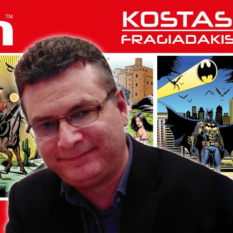 Comic artist Kostas Fragiadakis at AthensCon