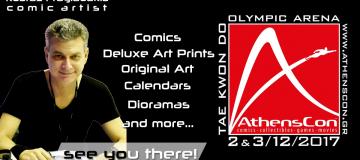 Ο Κώστας Φραγκιαδάκης στο AthensCon 2017! Be there!