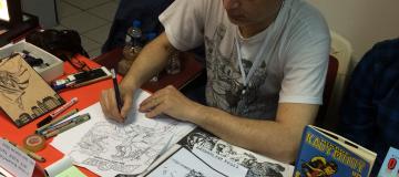 Ο Κώστας Φραγκιαδάκης στο Comicdom Con Athens 2016