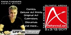 Ο Κώστας Φραγκιαδάκης στο AthensCon 2017! Be there!