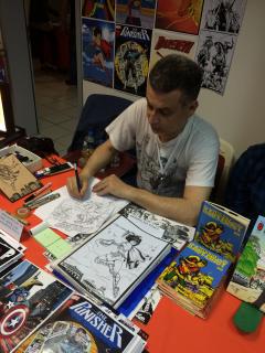 Ο Κώστας Φραγκιαδάκης στο Comicdom Con Athens 2016