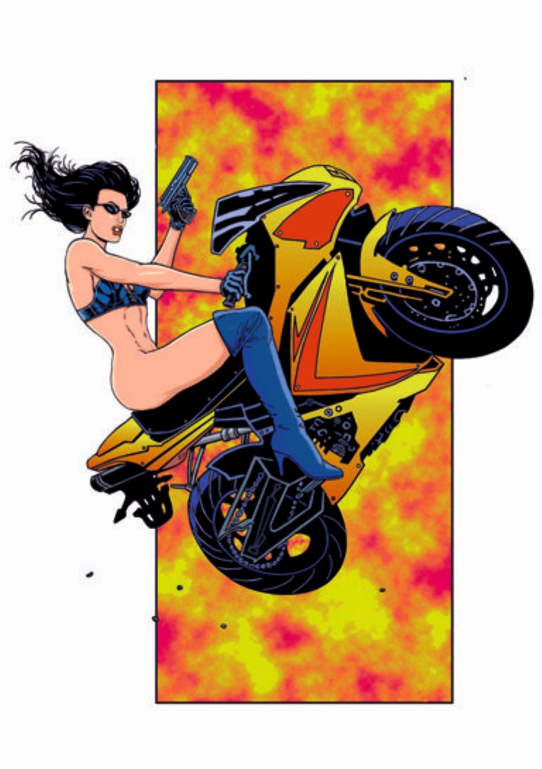 MOTORBIKE GIRL 2024
