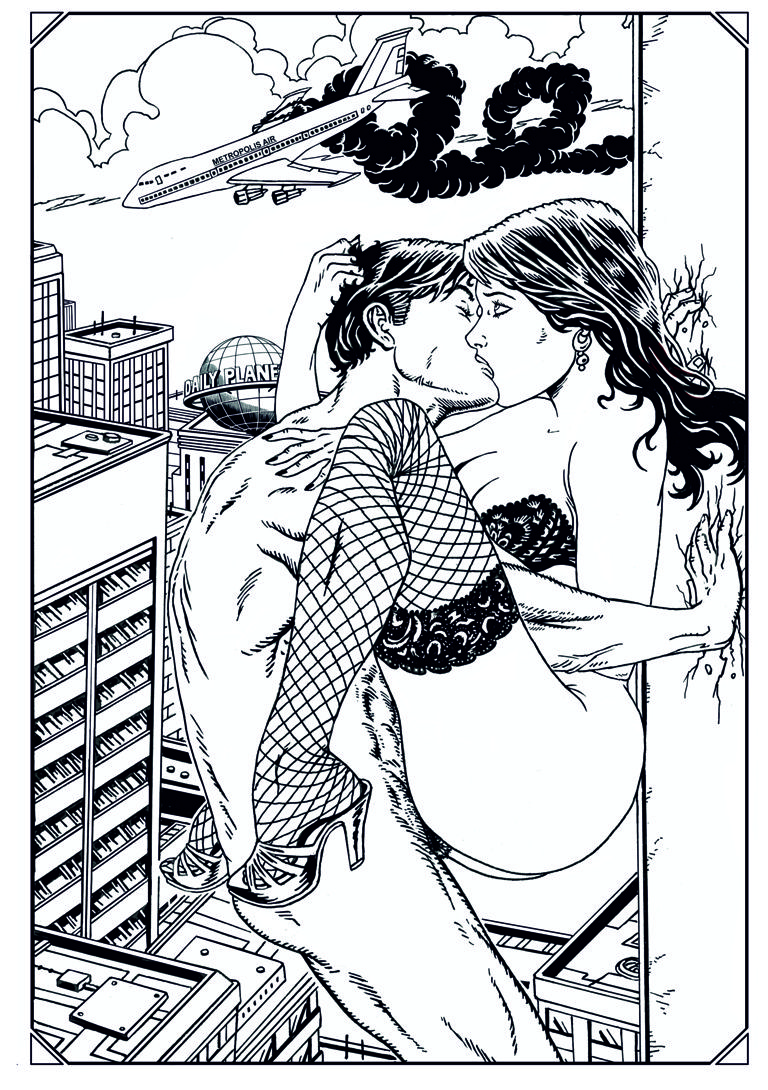 Superman and Lois Sexy Pin Up